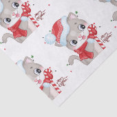 Papier Mousseline Kitty de Noël avec lumières (Détail)