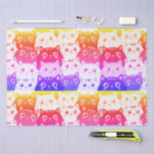 Papier Mousseline Kitty Kat Kaleidoscope (Artisanat)