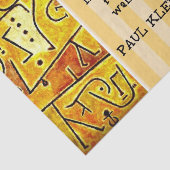 Papier Mousseline Klee - Citation et peintures (Détail)