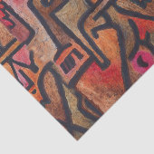 Papier Mousseline Klee Expressionniste Forêt Abstraite Art Moderne (Détail)