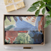 Papier Mousseline Klee - Le Cheval, célèbre peinture (Cadeau)