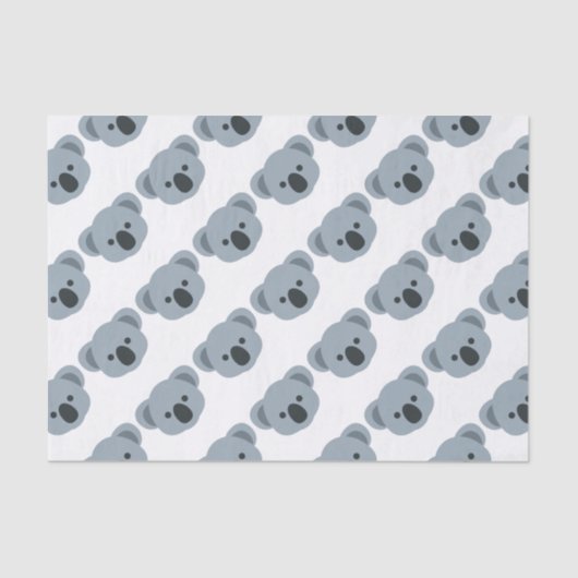 Papier Mousseline Koala emoji (Recto)