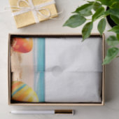 Papier Mousseline Koala sur la plage avec oeufs de Pâques (Cadeau)