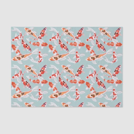 Papier Mousseline Koi (Recto)