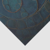 Papier Mousseline Koi avec des perles d'or Découpage (Détail)