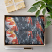 Papier Mousseline koi poissons Design Tissu Papier (Cadeau)
