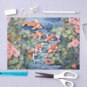 Papier Mousseline Koi Pond (Artisanat)