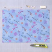 Papier Mousseline Koi Pond bleu cristal (Artisanat)