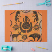 PAPIER MOUSSELINE KOKOPELLI (Artisanat)
