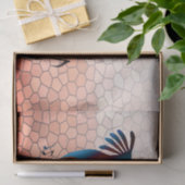 Papier Mousseline Kokopelli Blues Music 2 Découpage Coucher de solei (Cadeau)