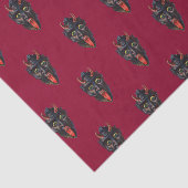 Papier Mousseline Krampus en rouge (Détail)