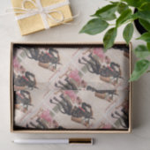 Papier Mousseline Krampus Filles bienveillantes Noël Vintage (Cadeau)