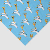 Papier Mousseline Kung Fu giraffe (Détail)