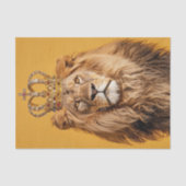 Papier Mousseline La beauté d'un lion (Recto)