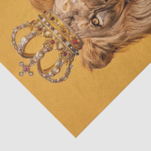 Papier Mousseline La beauté d'un lion (Détail)