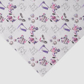 Papier Mousseline La beauté vient du motif d'intérieur (Détail)