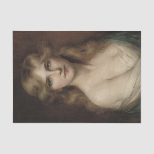 Papier Mousseline la belle dame par Albert lynchent, époque de (Recto)