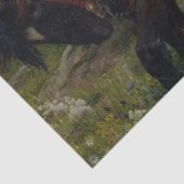 Papier Mousseline La belle dame sans miséricorde par Frank Dicksee (Détail)