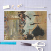 Papier Mousseline La Café de Paris par Jean Beraud (Artisanat)