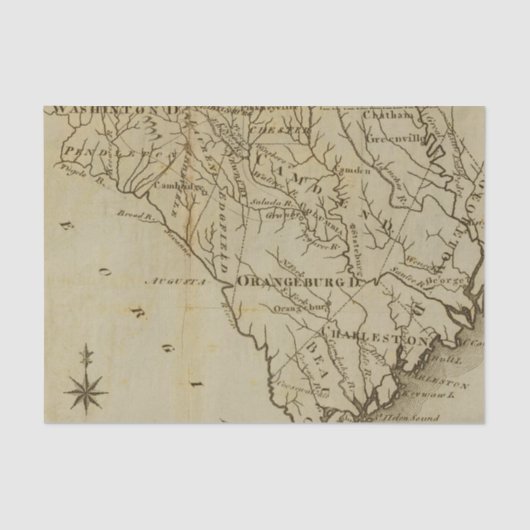 Papier Mousseline La Caroline du Nord 8 (Recto)