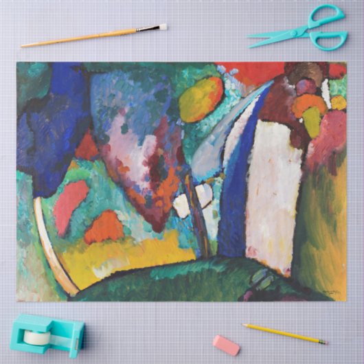 Papier Mousseline La Cascade, Wassily Kandinsky (Artisanat)