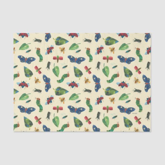 Papier Mousseline La Caterpillar Très Affamée Soyez Motif (Recto)