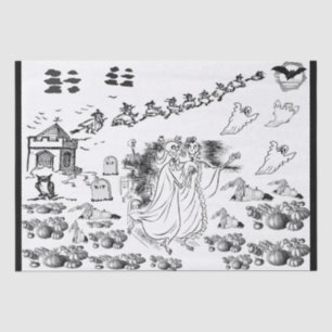 Papier Mousseline La cérémonie hantée -