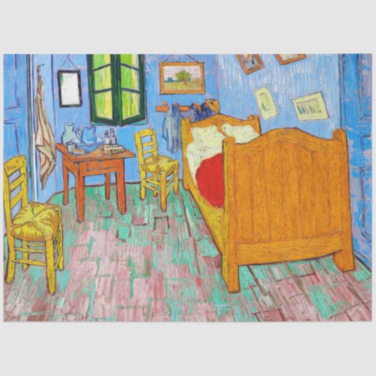 Papier Mousseline La Chambre, Van Gogh (Recto)