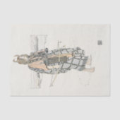 Papier Mousseline La Chasse (par Ann Macbeth) (Recto)