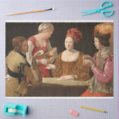 Papier Mousseline La Cheat avec l'As des Clubs, La Tour (Artisanat)