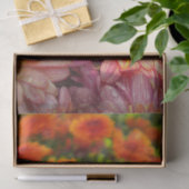 Papier Mousseline La chenille d'Asters (Cadeau)