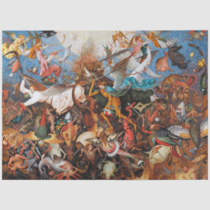 Papier Mousseline La chute des anges rebelles, Pieter Bruegel