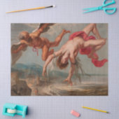 Papier Mousseline La chute d'Icarus (par Jacob Peter Gowy) (Artisanat)
