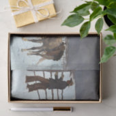 Papier Mousseline La chute du cowboy par Frederic Remington (Cadeau)