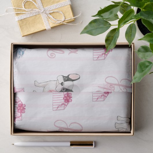 Papier Mousseline La Collection Frenchie Noël (Cadeau)