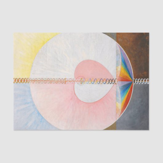 Papier Mousseline La colombe par Hilma af Klint (Recto)
