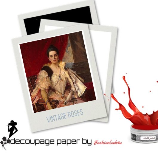 Papier Mousseline La Comtesse de Prusse Document de découpage