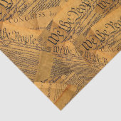 Papier Mousseline La Constitution américaine (Détail)