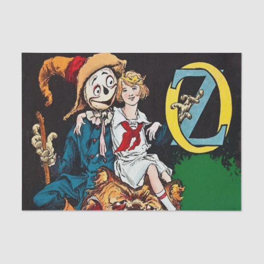 Papier Mousseline La couverture du livre royal d'Oz par John R Neill (Recto)