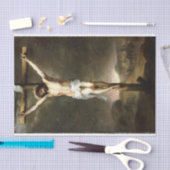 Papier Mousseline La Crucifixion, Bartolomé Estebán Murillo (Artisanat)