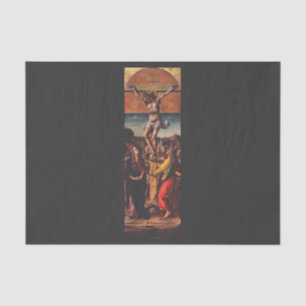 Papier Mousseline La Crucifixion d'après Carlo Crivelli Art Sacré