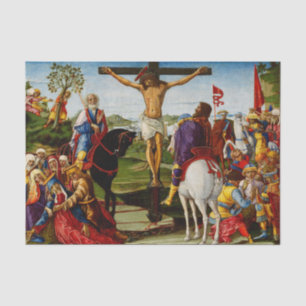 Papier Mousseline La Crucifixion de Benvenuto di Giovanni