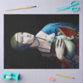 Papier Mousseline La Dame avec une mine, Léonard de Vinci (Artisanat)
