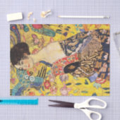 Papier Mousseline La Dame de Gustav Klimt avec un fan (Artisanat)