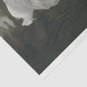 Papier Mousseline La Dame de l'Alligator de la Nuit Découpage (Détail)