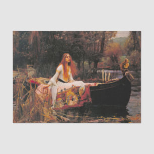 Papier Mousseline La Dame de Shalott John William Waterhouse