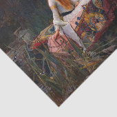 Papier Mousseline La Dame de Shalott par John William Waterhouse (Détail)