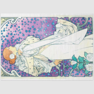 Papier Mousseline La Dame des Camelias, Alphonse Mucha