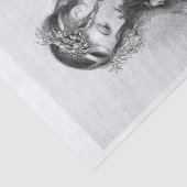 Papier Mousseline La Dame du fleuve (Détail)