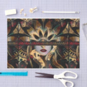 Papier Mousseline La Dame d'un Mille épées (Fractale tribale du dése (Artisanat)